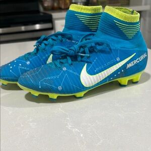 Nike Mercurial Blue Soccer Cleats
